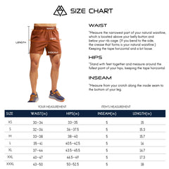 Men's Workout Running Shorts 5 Inches with Zipper Pockets