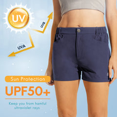 Women's Hiking Shorts 3" Quick Dry Stretchy Outdoor Shorts