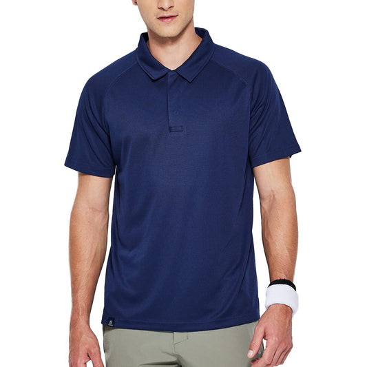 Men's Performance Polo Shirts Dry Fit Collared T-Shirts