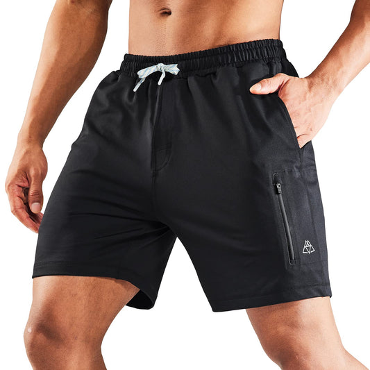 Haimont Men's Dry Fit Athletic Gym Shorts with Pockets