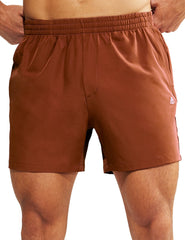 Men's Workout Running Shorts 5 Inches with Zipper Pockets
