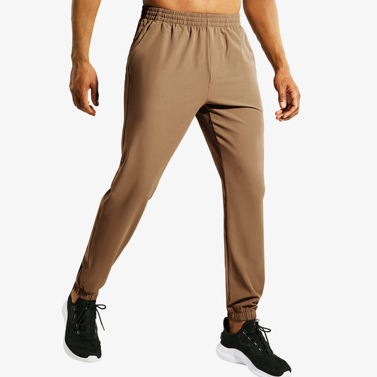 Men’s Quick Dry Athletic Running Joggers with zipper pockets