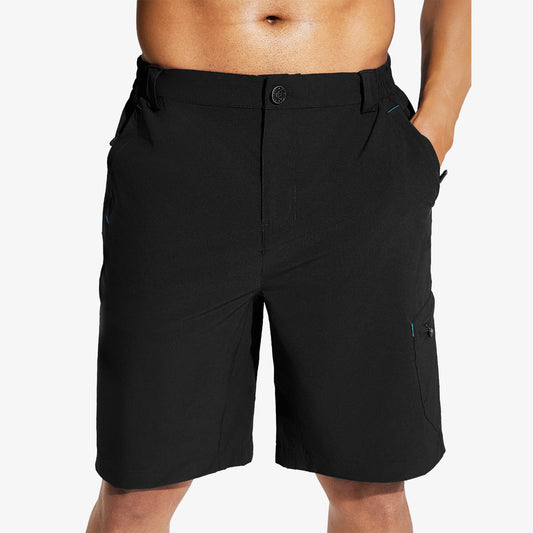 Men's 10" Hiking Cargo Shorts with Zipper Pockets