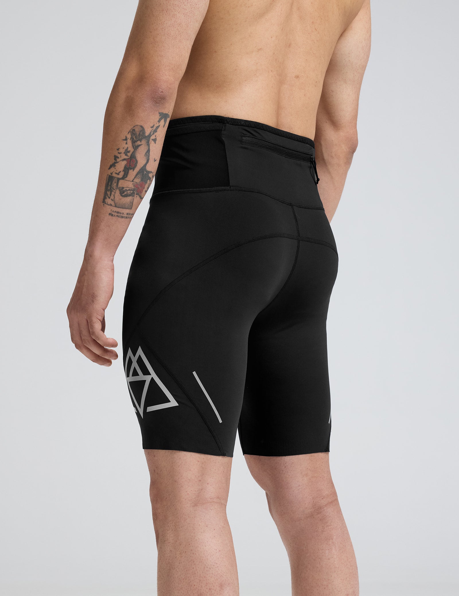 APEX Men's 360° Waistband Pocket Half Tight 8"