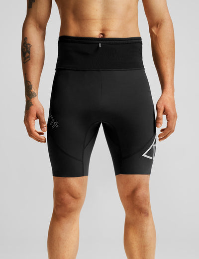 haimont Men's Shorts Black / XS APEX Men's 360° Waistband Pocket Half Tight 8"