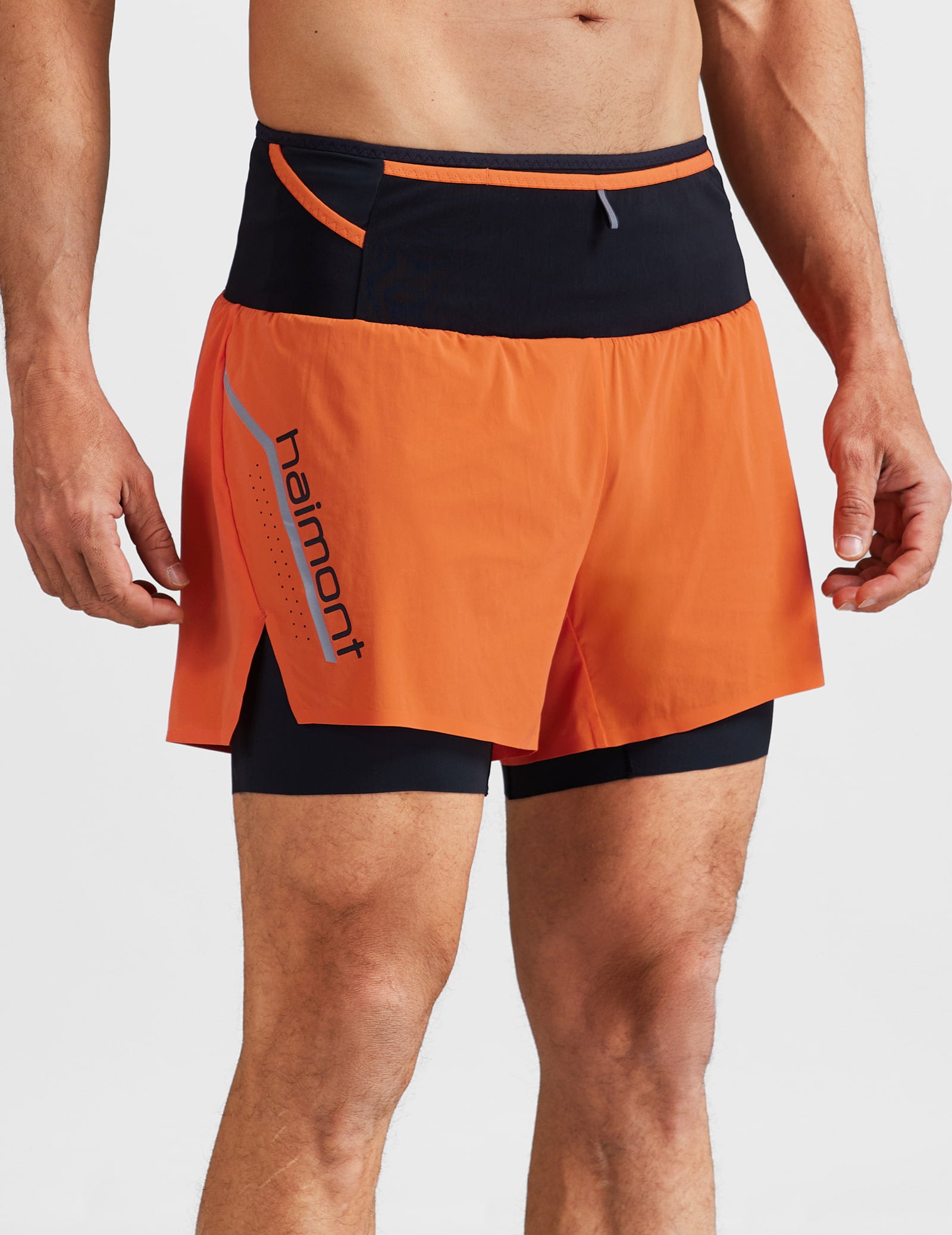 haimont Men's Shorts Orange / XS APEX Men's 4" Hight Point Shorts 2-in-1