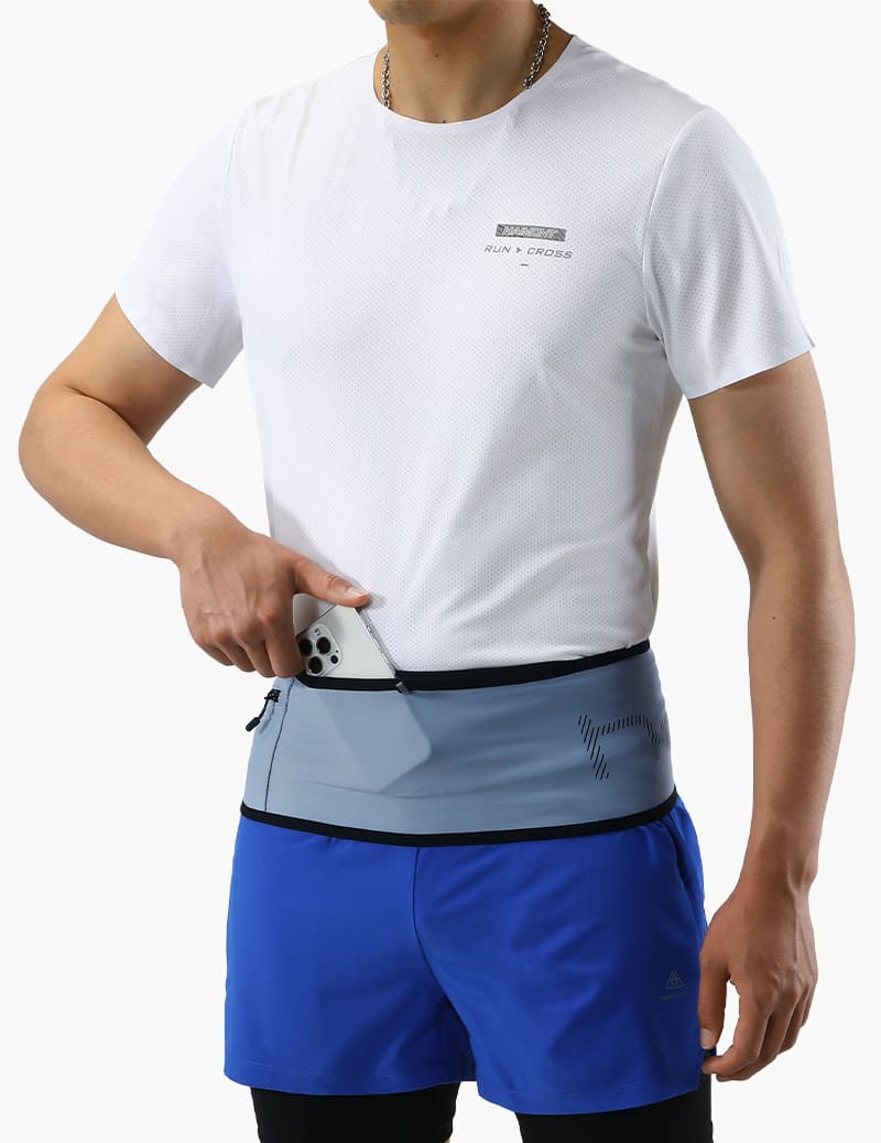 Haimont Lightweight Trail Running Waist Belt in Blue