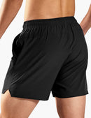 Haimont Men's 5 Inch Trail Running Shorts in Black