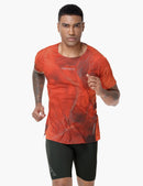 Haimont Men's Mountain Wind Trail T-Shirt in Glory Red