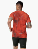 Haimont Men's Mountain Wind Trail T-Shirt in Glory Red