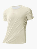 Haimont Men's Mountain Wind Trail T-Shirt in Lvory White