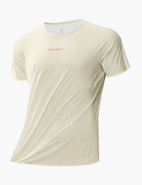 Haimont Men's Mountain Wind Trail T-Shirt in Lvory White