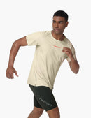 Haimont Men's Mountain Wind Trail T-Shirt in Lvory White