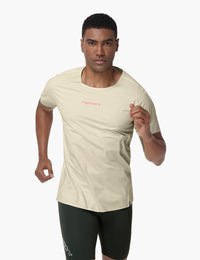 Haimont Men's Mountain Wind Trail T-Shirt in Lvory White