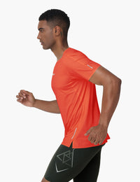 Haimont Men's Mountain Wind Trail T-Shirt in Orange Red