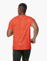 Haimont Men's Mountain Wind Trail T-Shirt in Orange Red