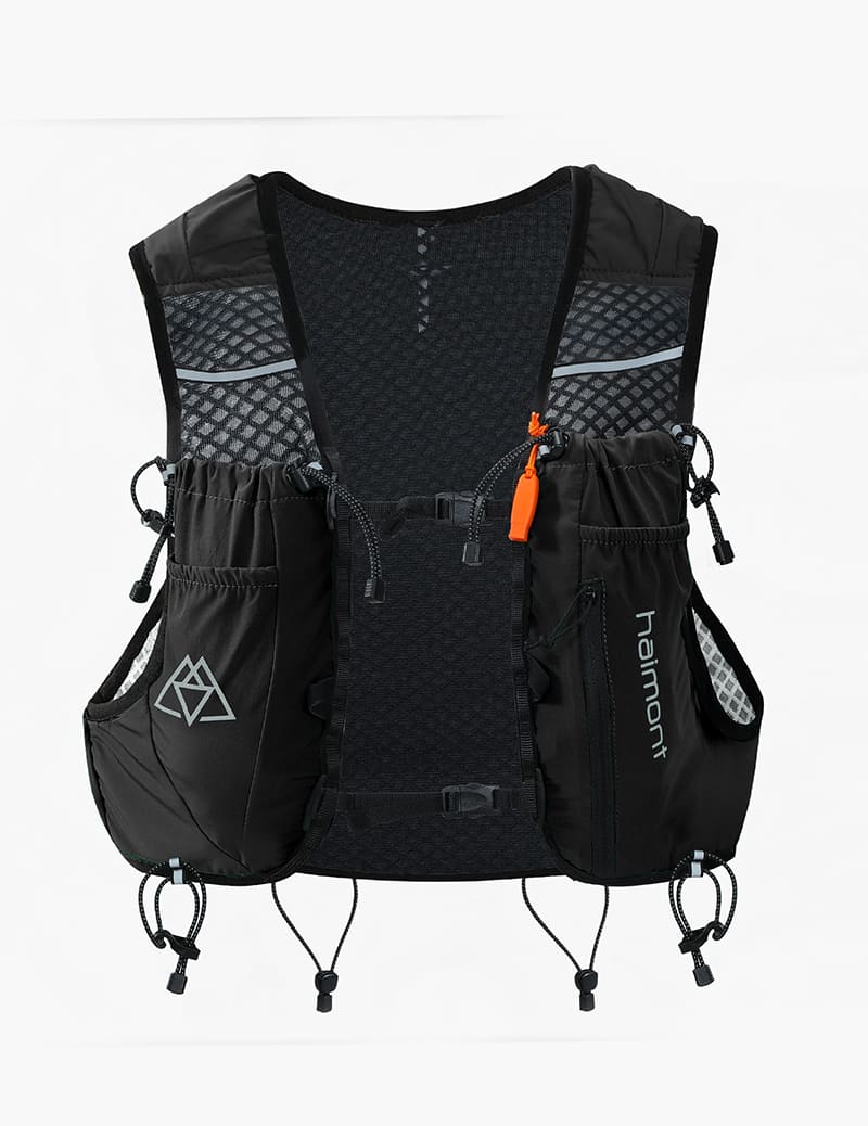 Haimont Unisex UltraLight 10L Trail Running Vest in Black