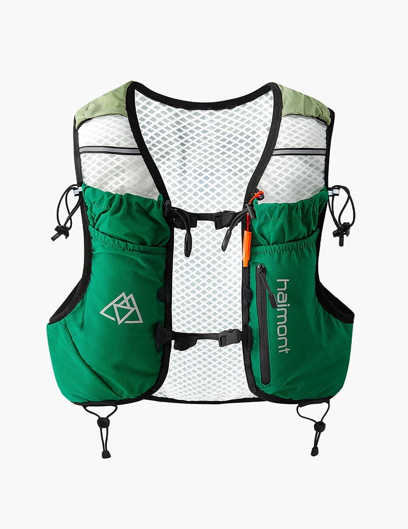 Haimont Unisex UltraLight 8L Trail Running Vest in Green