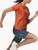 Haimont Women's Mountain Wind Trail T-Shirt in Glory Red