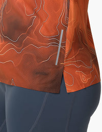 Haimont Women's Mountain Wind Trail T-Shirt in Glory Red