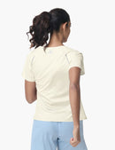 Haimont Women's Mountain Wind Trail T-Shirt in Lvory White