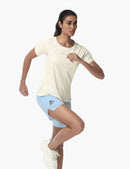 Haimont Women's Mountain Wind Trail T-Shirt in Lvory White