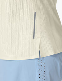 Haimont Women's Mountain Wind Trail T-Shirt in Lvory White