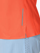 Haimont Women's Mountain Wind Trail T-Shirt in Orange Red