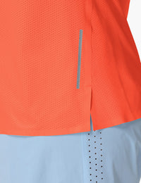 Haimont Women's Mountain Wind Trail T-Shirt in Orange Red