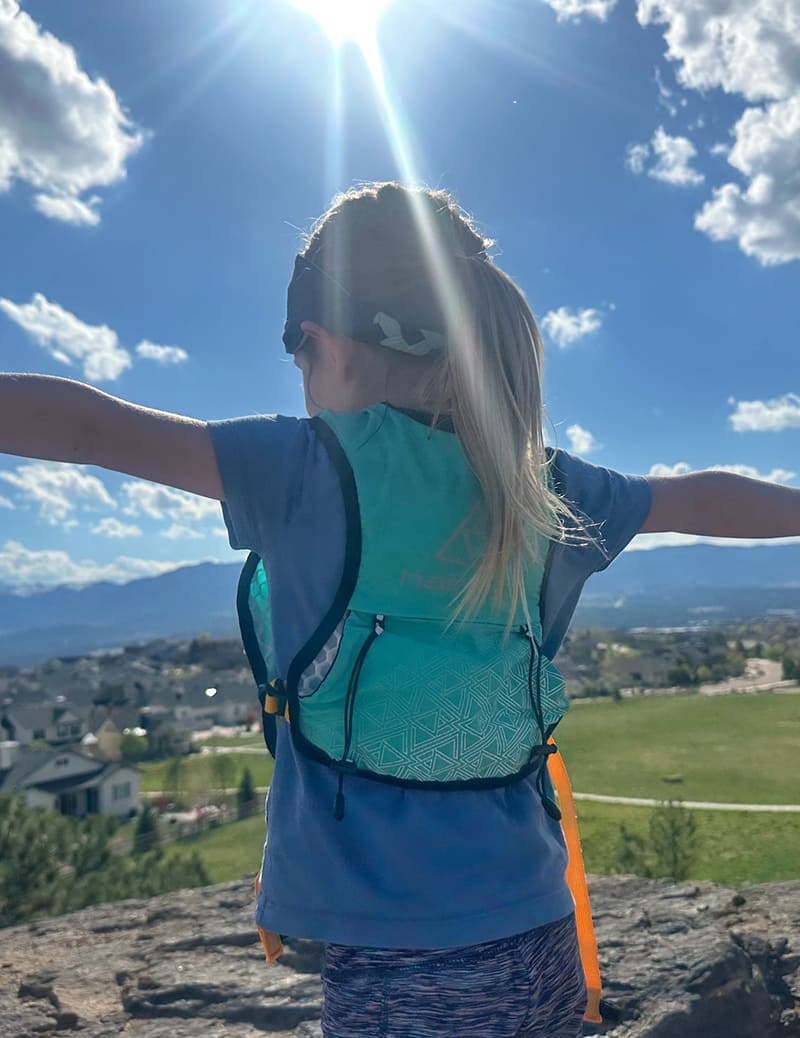 Kid's UltraLight 3L Hydration Vest in Green