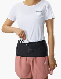 Lightweight Trail Running Waist Belt in Black