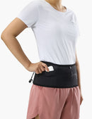 Lightweight Trail Running Waist Belt in Black