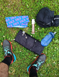 Lightweight Trail Running Waist Belt in Black