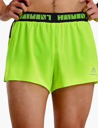Men's 2 in 1 Quick Dry Trail Running Shorts in Green