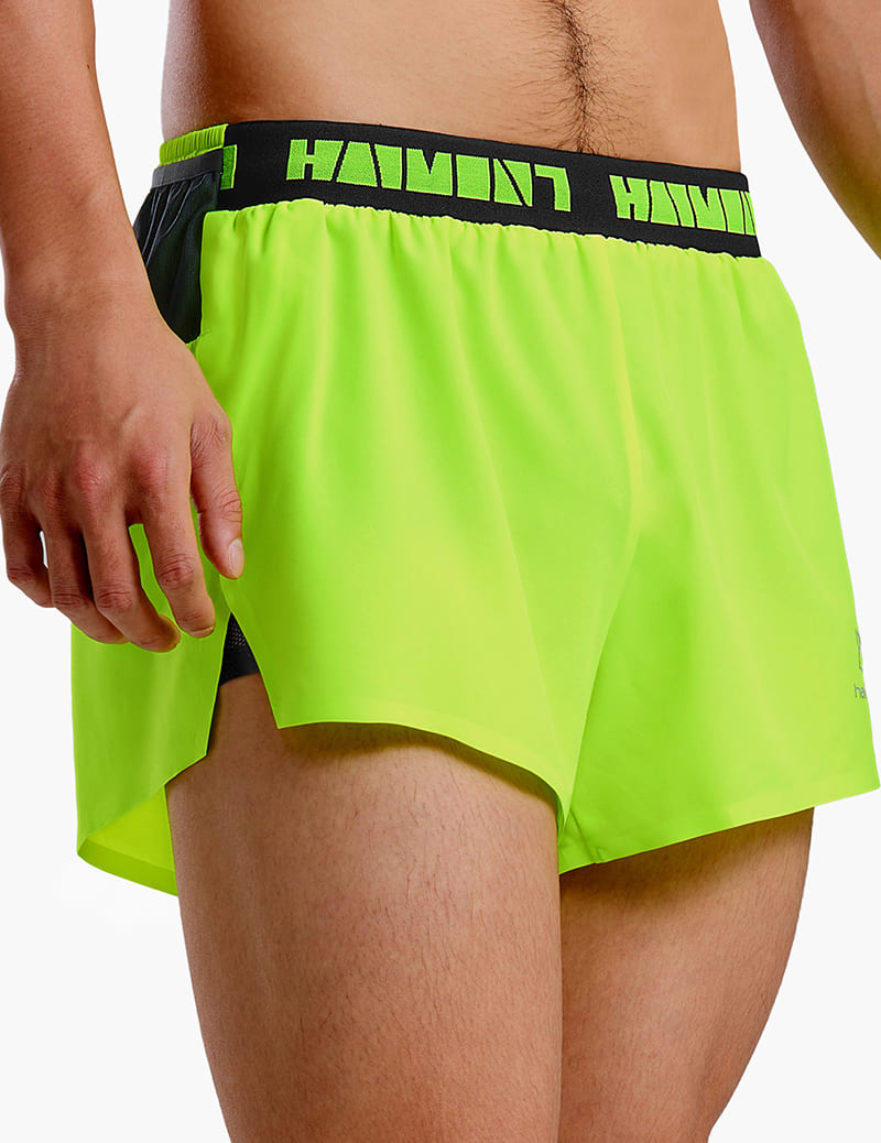 Men's 2 in 1 Quick Dry Trail Running Shorts in Green