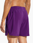 Men's 5 Inch Trail Running Shorts in Dark Purple