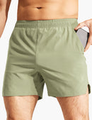 Men's 5 Inch Trail Running Shorts in Green Sage