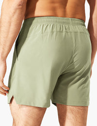 Men's 5 Inch Trail Running Shorts in Green Sage