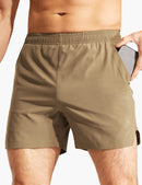 Men's 5 Inch Trail Running Shorts in Khaki