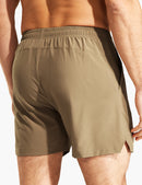 Men's 5 Inch Trail Running Shorts in Khaki