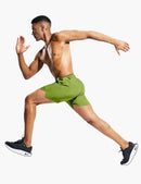 Men's 5 Inch Trail Running Shorts in Light Green