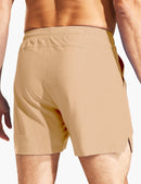 Men's 5 Inch Trail Running Shorts in Light Khaki