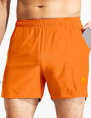 Men's 5 Inch Trail Running Shorts in Orange