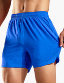 Men's 5 Inch Trail Running Shorts in Royal Blue