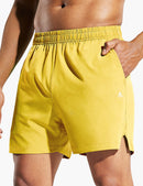 Men's 5 Inch Trail Running Shorts in Yellow