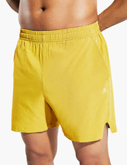 Men's 5 Inch Trail Running Shorts in Yellow