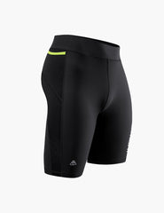Men's Compression Trail Running Shorts in Black
