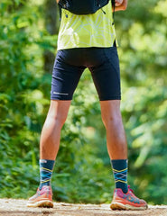 Men's Compression Trail Running Shorts in Black
