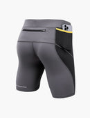 Men's Compression Trail Running Shorts in Grey