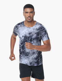 Men's Mountain Breeze Trail T-Shirt in Ink Black